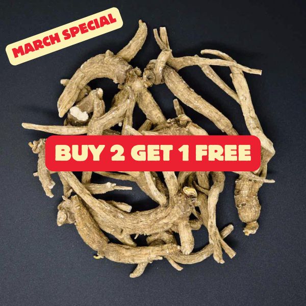 #94 Wisconsin Ginseng Large Whole Roots - 8 oz