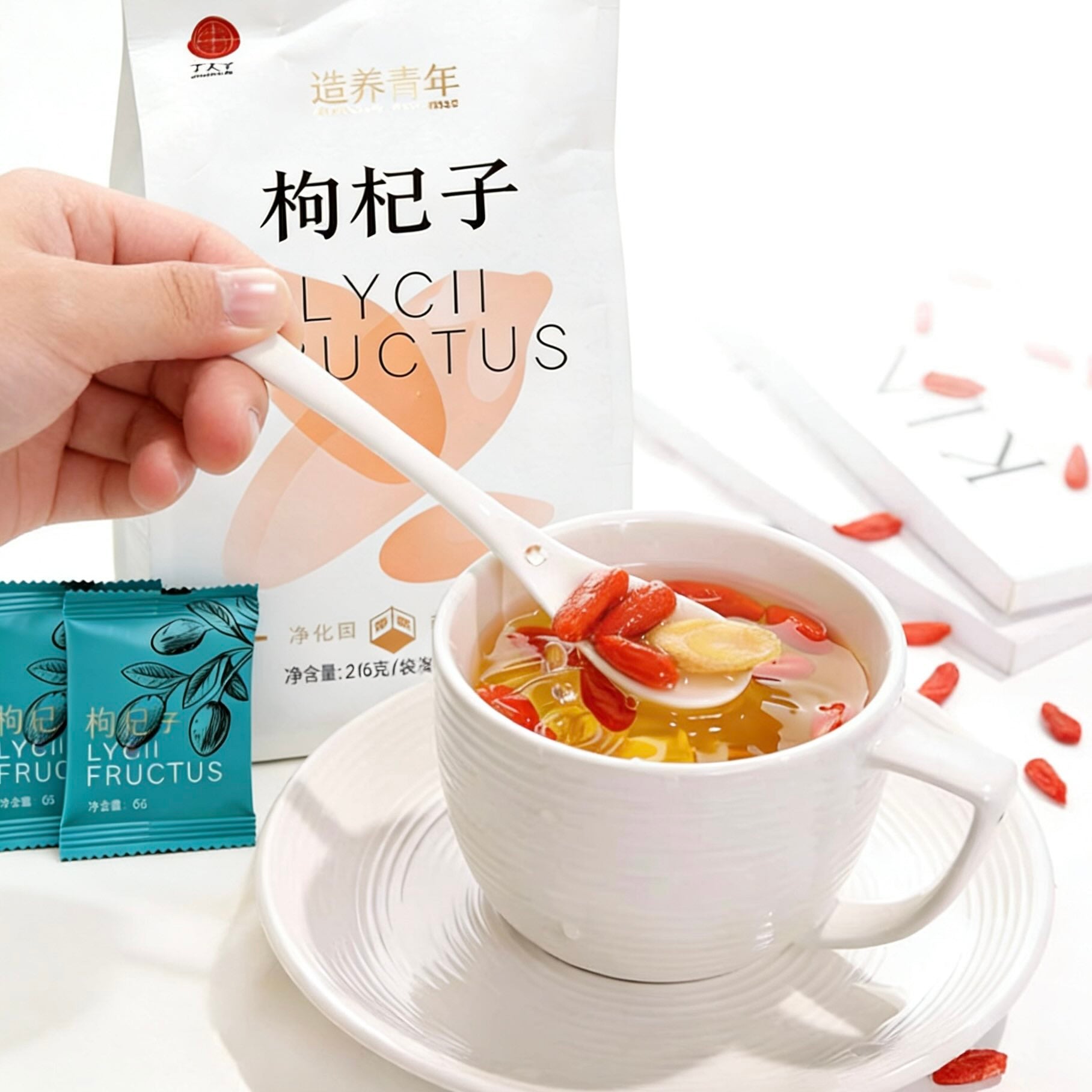 Kết hợp nhân sâm - Kỷ tử khô 216g (6g × 36 gói)