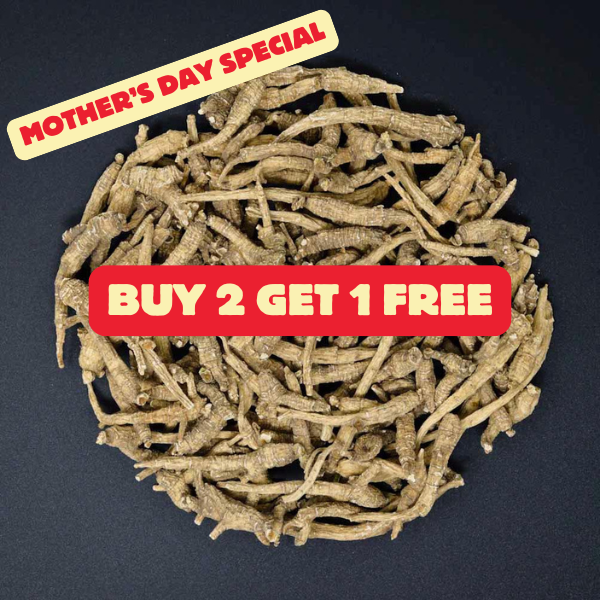 #95 Wisconsin Ginseng Small Whole Roots - 8 oz